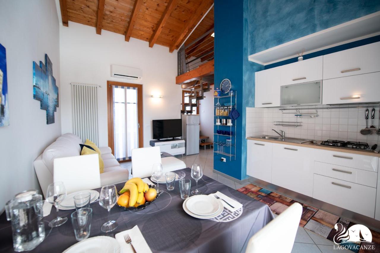 Appartamento Lago Blu مانربا ديل جاردا المظهر الخارجي الصورة